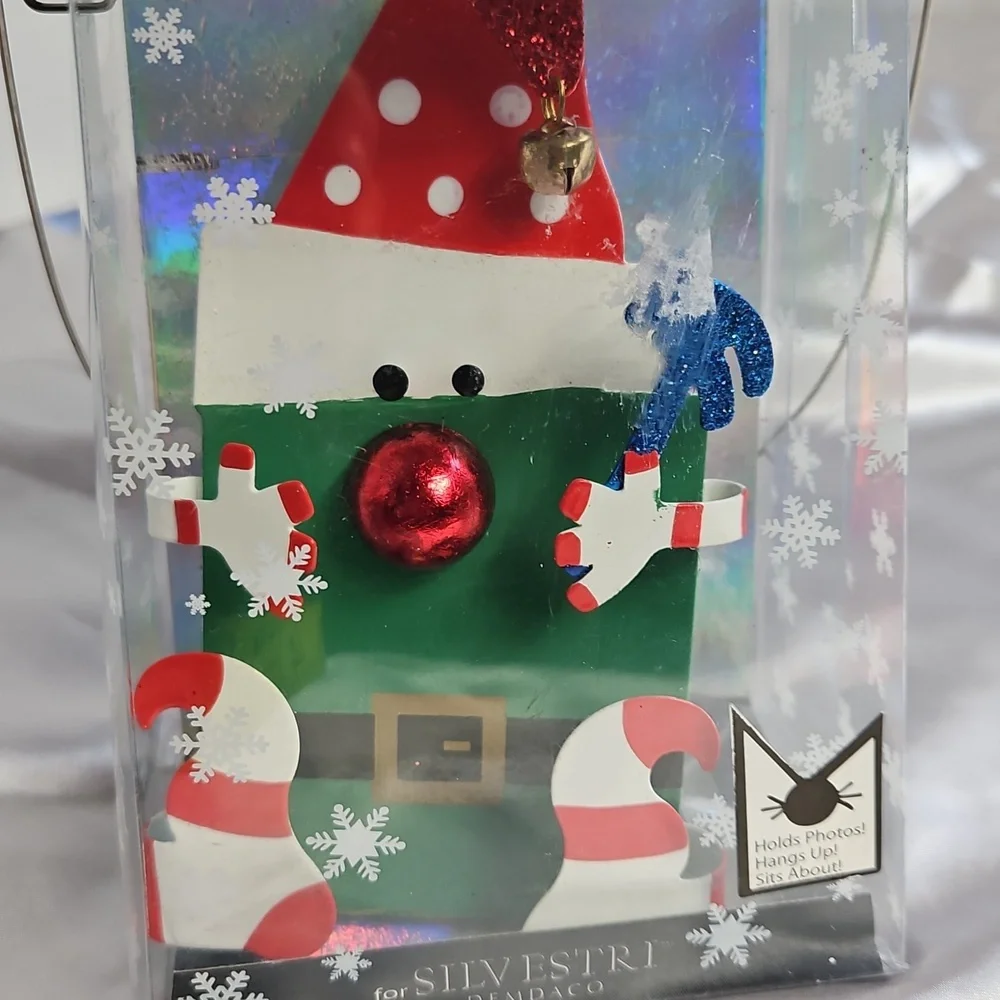 Demdaco Flat & Happy Christmas Photo Frame Santa For Silvestri